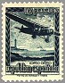 Spain 1939 Avion 10 Ptas Verde Oscuro Edifil NE 38